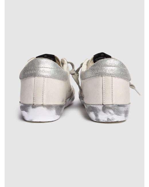 Femme Sneakers En Cuir Super-Star 20 Mm Golden Goose Deluxe Brand en coloris White