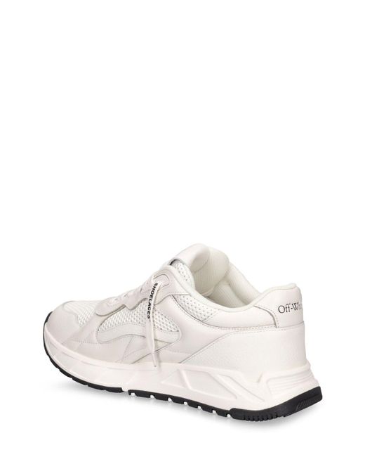 Off-White c/o Virgil Abloh White 20mm Hohe Ledersneakers "kick Off"