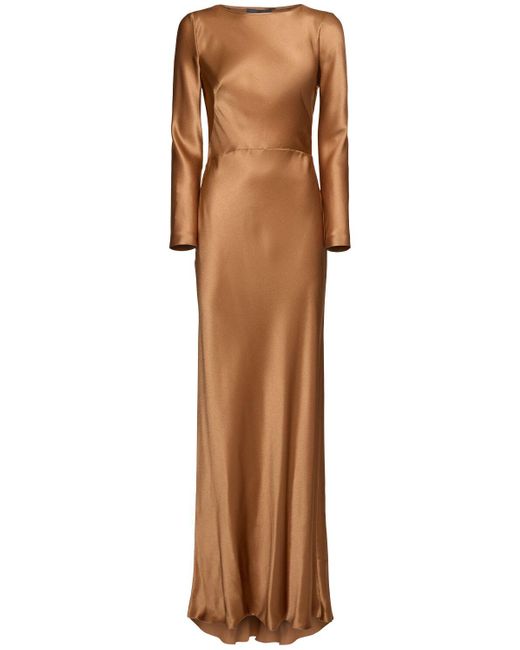 Alberta Ferretti Brown Langes