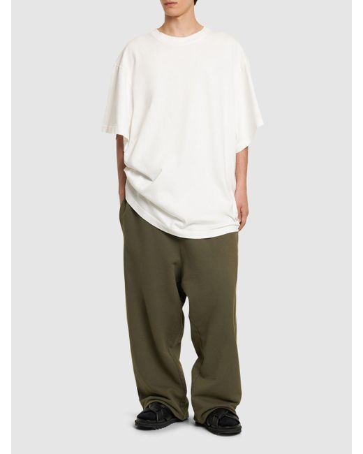 メンズ Hed Mayner オーバーサイズコットンジャージーtシャツ White