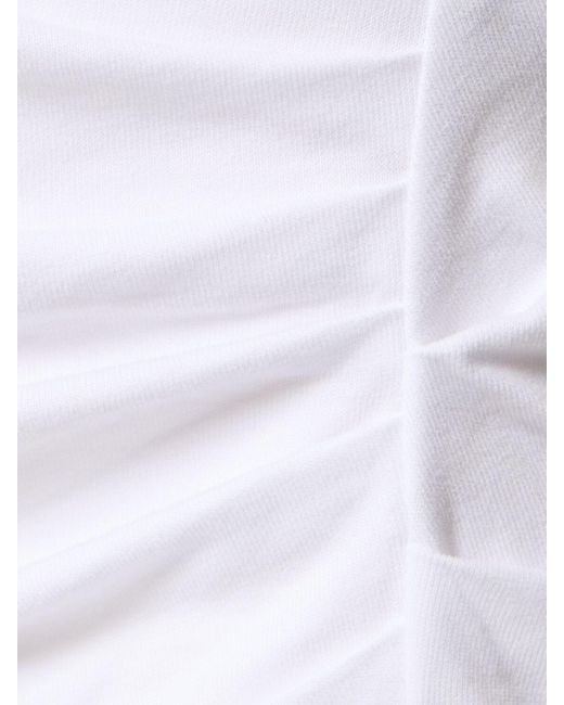 Vestido maxi de algodón manga corta Isabel Marant de color White