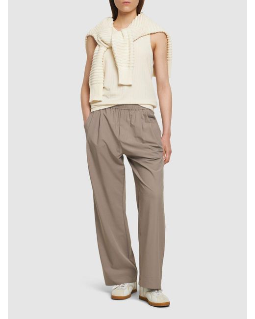 Varley Natural Tacome Pleated Straight Pants