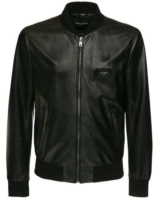 d&g jacket leather