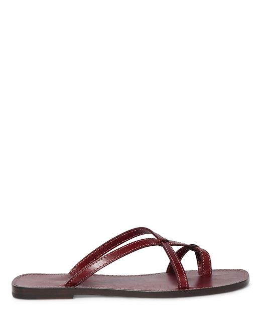 The Row Brown Flache Lederschuhe "link"