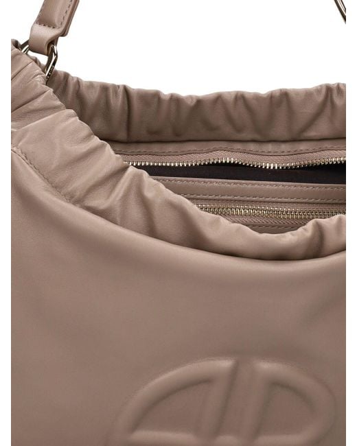 Anine Bing Brown Kate Leather Shoulder Bag