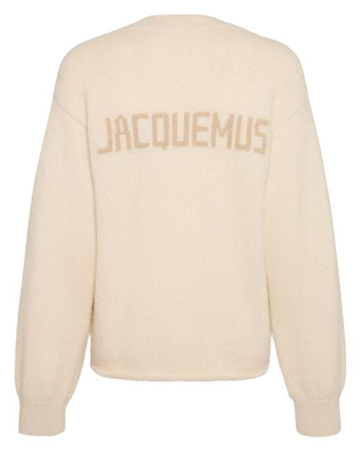 Suéter de alpaca Jacquemus de hombre de color Natural