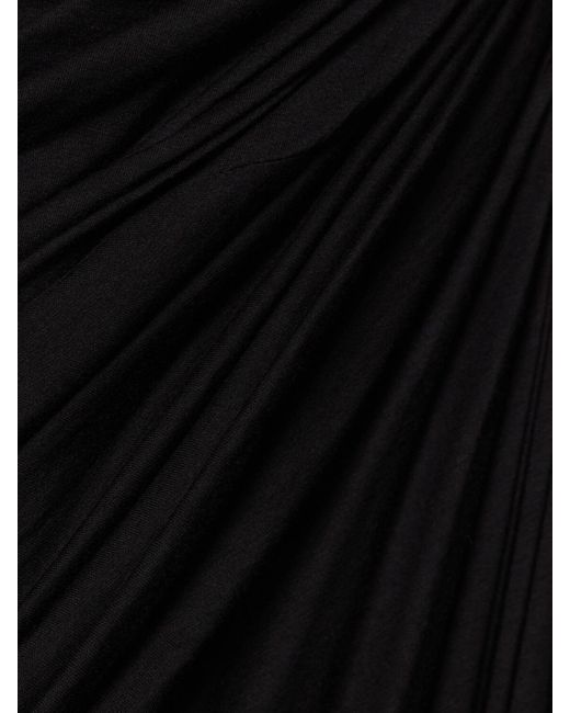 Rick Owens Black Radiance Cotton Bustier Dress