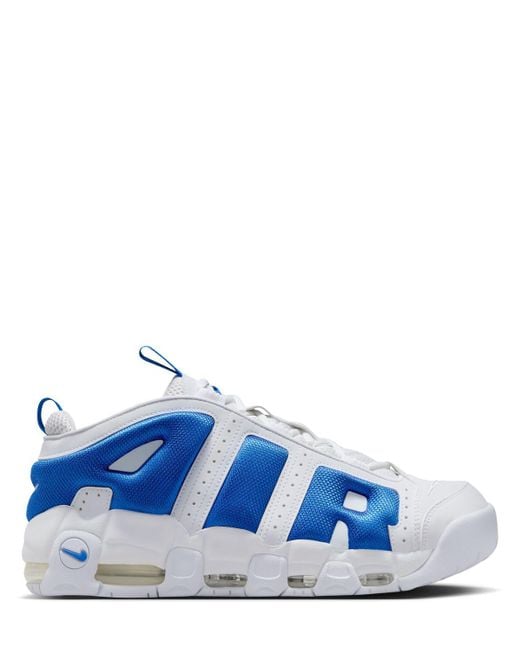 Nike Blue Uomo Air More Uptempo Low Sneakers for men