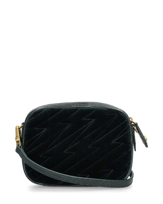 Vivienne Westwood Anna Velvet Camera Bag in Black Lyst