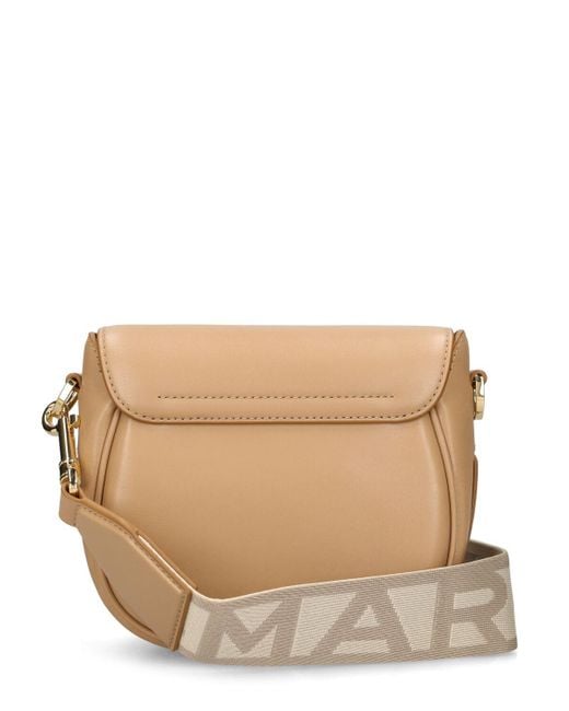 Marc Jacobs Natural The Small J Marc Leather Saddle Bag