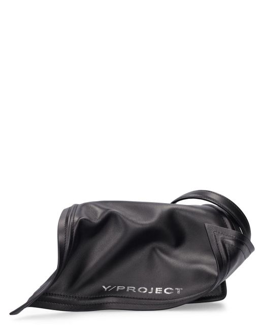 Y. Project Black Mini Wire Leather Shoulder Bag