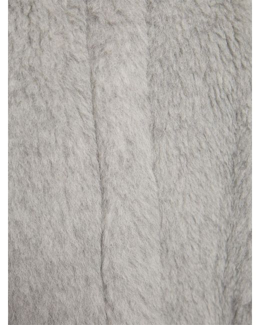 Max Mara Tebe2 テディケープ グレー | Lyst