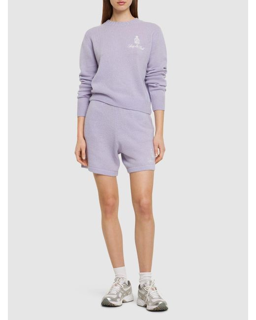 Suéter de cashmere Sporty & Rich de color Purple