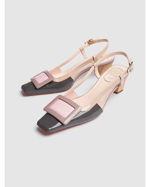 Roger Vivier Belle Vivier パテントレザーヒール 45mm Pink