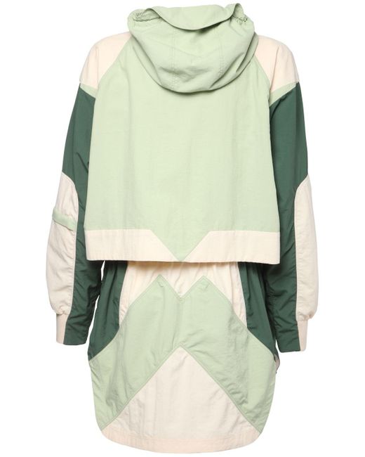 color block nylon jacket