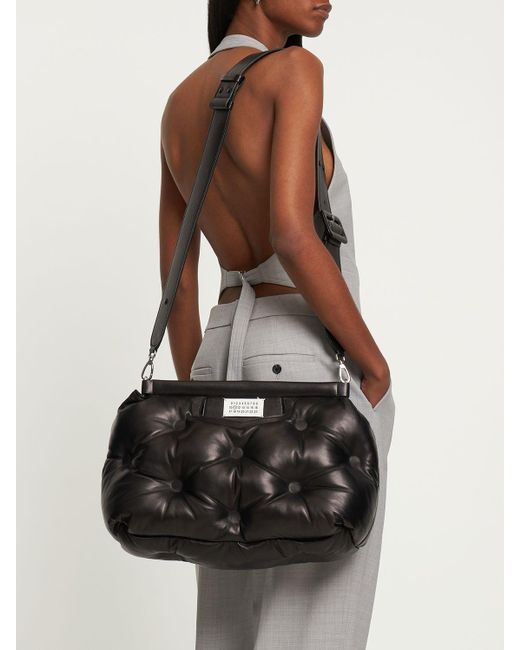 Maison Margiela Black Medium Glam Slam Classique Shoulder Bag