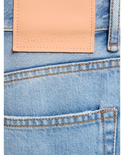 Jeans de denim de algodón Acne de hombre de color Blue