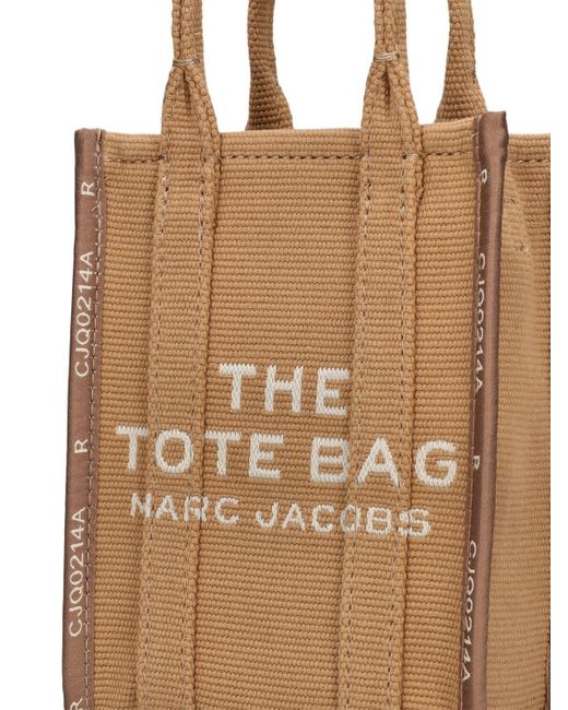 Marc Jacobs Brown The Phone Tote Jacquard Bag