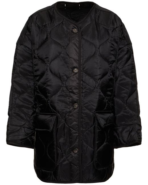 Frankie Shop Teddy キルテッドジャケット ブラック | Lyst
