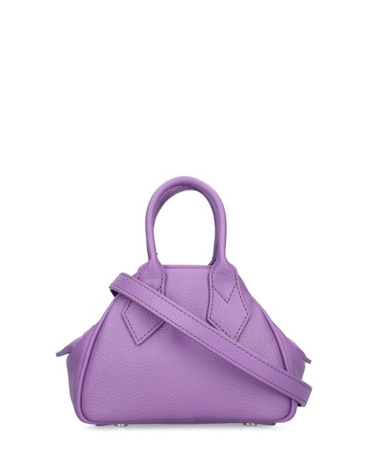Bolso mini yasmin de lona Vivienne Westwood de color Purple