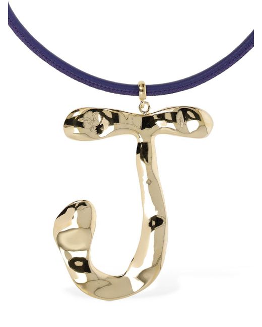 Jacquemus Le Collier J Ouro ネックレス Metallic