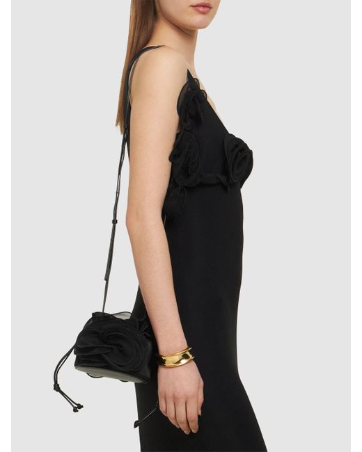 Magda Butrym Black Schultertasche Aus Satin "magda"