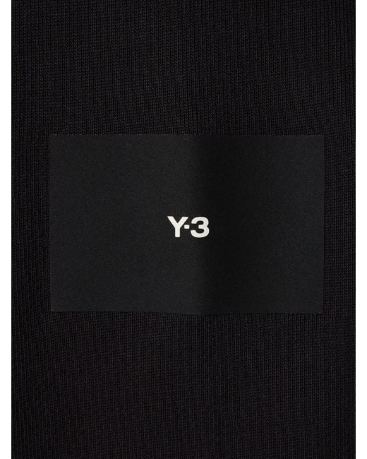 Y-3 Black Ft Organic Cotton Zip Hoodie for men