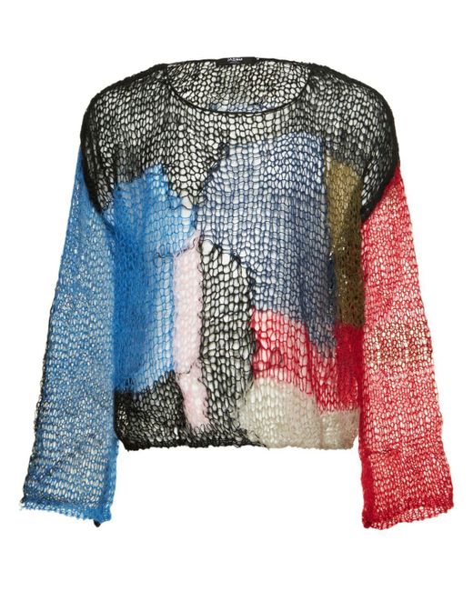 Jaded London Abstract Loose Knit Sweater for Men Lyst