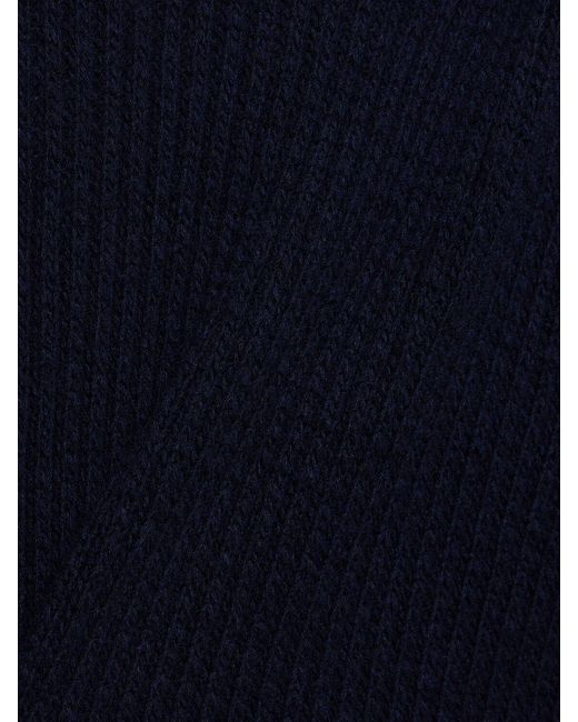 Suéter punto de algodón y cashmere Alanui de hombre de color Blue