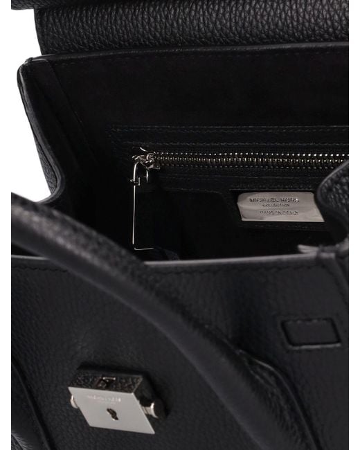 Sac satchel mini en cuir campbell Michael Kors en coloris Black