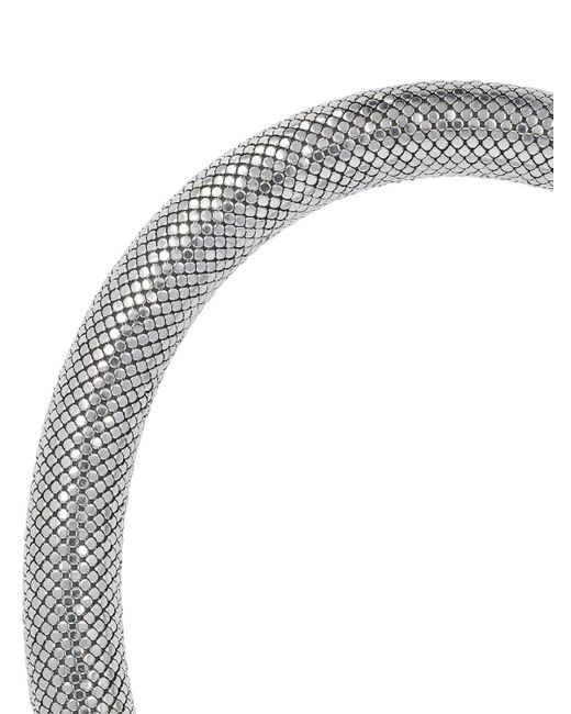 Rabanne Metallic Lange Halskette "pixel"