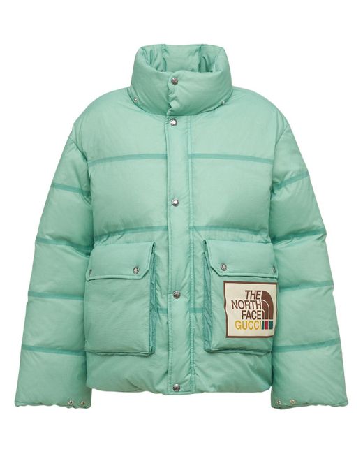Jacket The North Face x Gucci Green size L International in Cotton -  37874507
