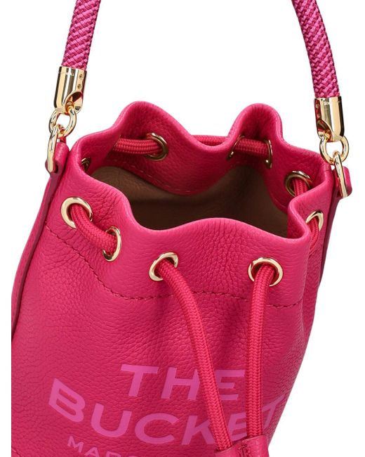 Marc Jacobs The Mini レザーバケットバッグ Pink