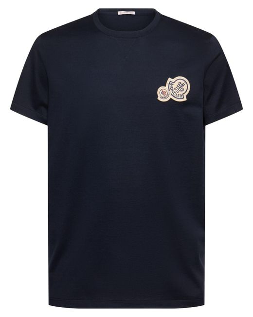 メンズ Moncler コットンtシャツ Blue
