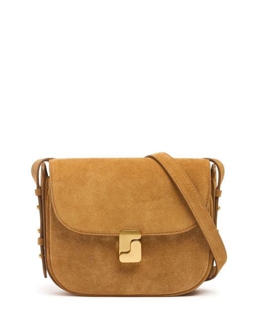 Soeur Mini Bellissima スエードショルダーバッグ Brown