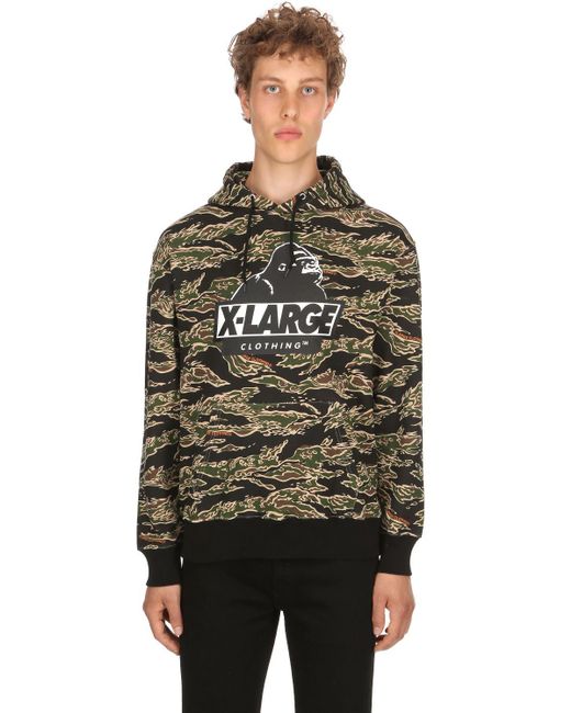 Xlarge Baumwollsweatshirt Mit Kapuze "tiger Camo Og" in Multicolor für Herren