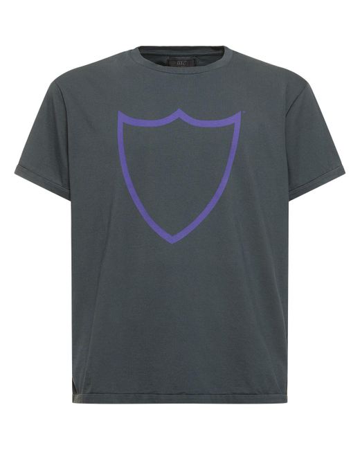 HTC Gray Logo Print Cotton Jersey T-shirt for men