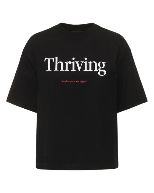 Axel Arigato Black Thriving Cotton T-shirt