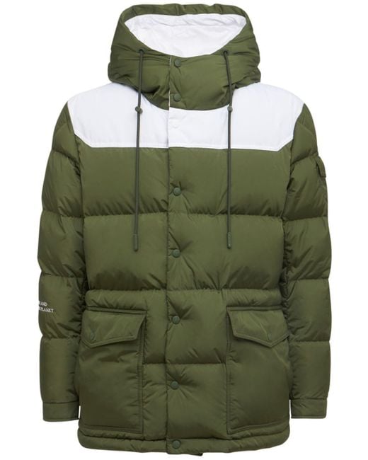 Moncler Green Born To Protect Junzo Down Jacket for men