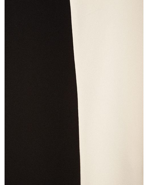Tom Ford Black Langes Kleid Aus Seidengeorgette