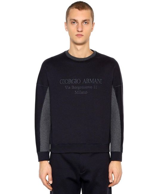 giorgio armani sweatshirt
