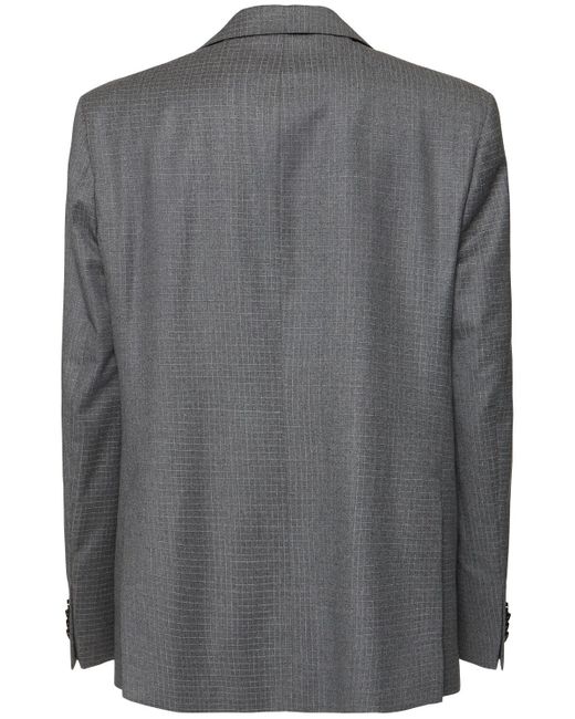 メンズ LC23 リップストップウールブレザー Gray