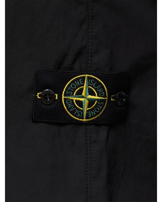メンズ Stone Island コットンレギュラーフィットパンツ Black