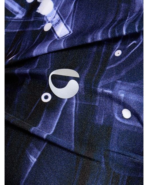 Coperni T-shirt Mit Hohem Kragen "x-ray" in Blue für Herren