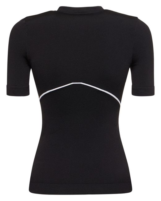 Off- t-shirt noir sans coutures Off-White c/o Virgil Abloh en coloris Black
