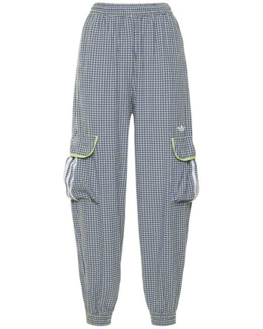 adidas Gingham Track Pants - Green | adidas NG