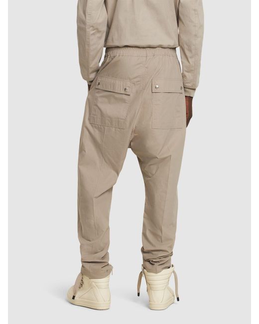 Pantalon en coton bela Rick Owens pour homme en coloris Natural