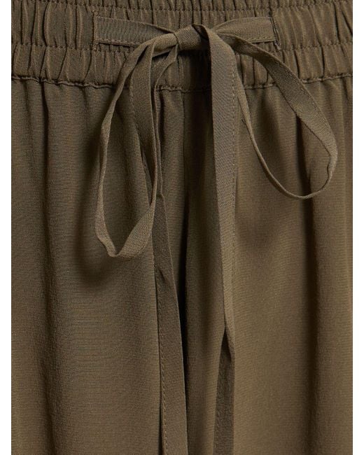 Matteau Green Silk Pants