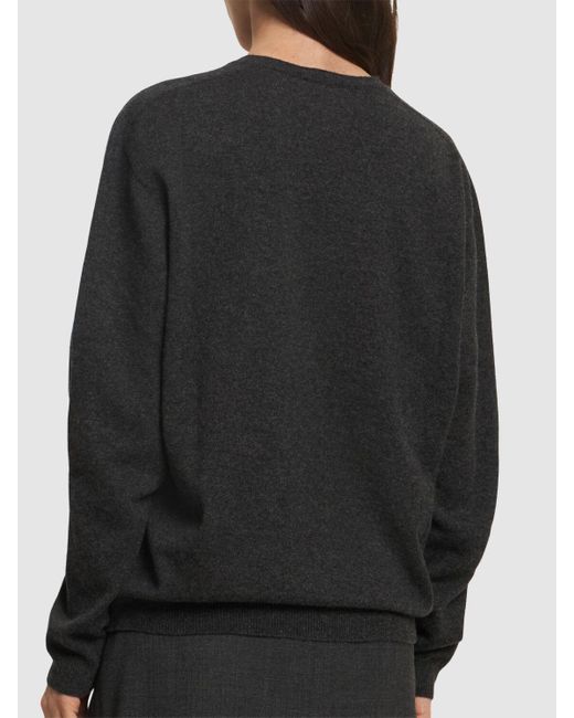 The Row Black Pullover Aus Kaschmirstrick "isaora"
