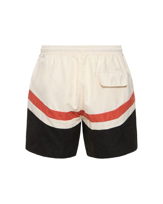 Honor The Gift Gray Brushed Ploy Track Shorts for men